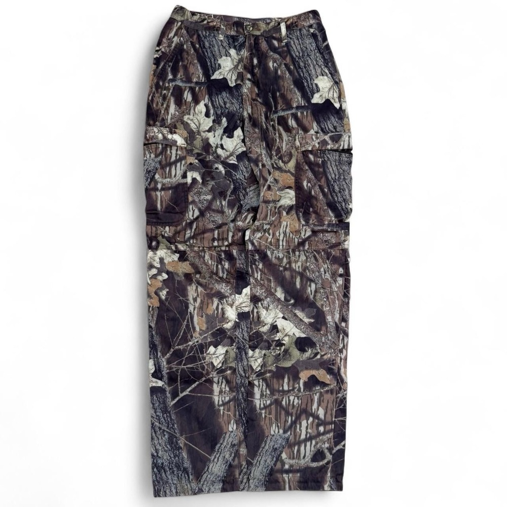 Vintage West Ark Camo Pants Hunting Outdoors Adjustable Adult Size 30x32.5 VTG